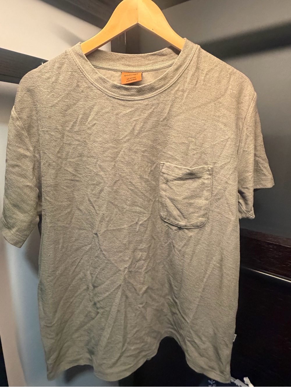 Rythm Vintage Pocket T-Shirt in Olive Green